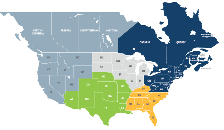 Schneider Territory Map
