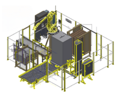 Schneider stack & wrap palletizer